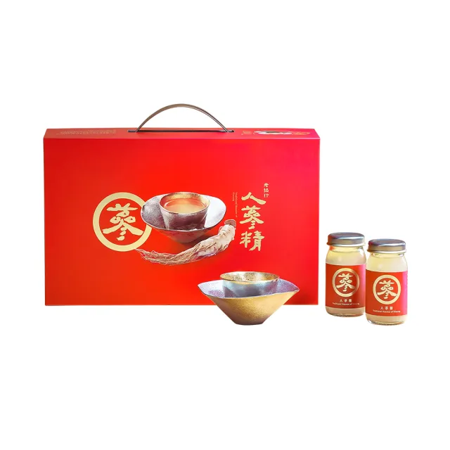 【老協珍】人蔘精禮盒14入x3盒(60ml/入 郭富城代言 養氣人蔘 送禮 保健禮盒)