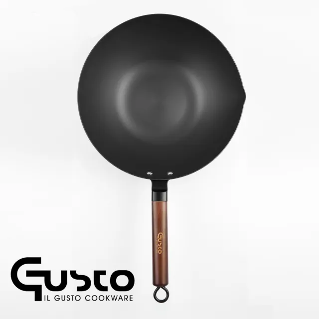 【GUSTO】藍鋼窒化炒鍋26cm(免開鍋 GUSTO2.0)