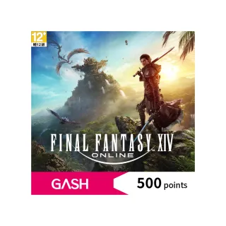 【GASH】FINAL FANTASY XIV 繁體中文版_500點專用卡