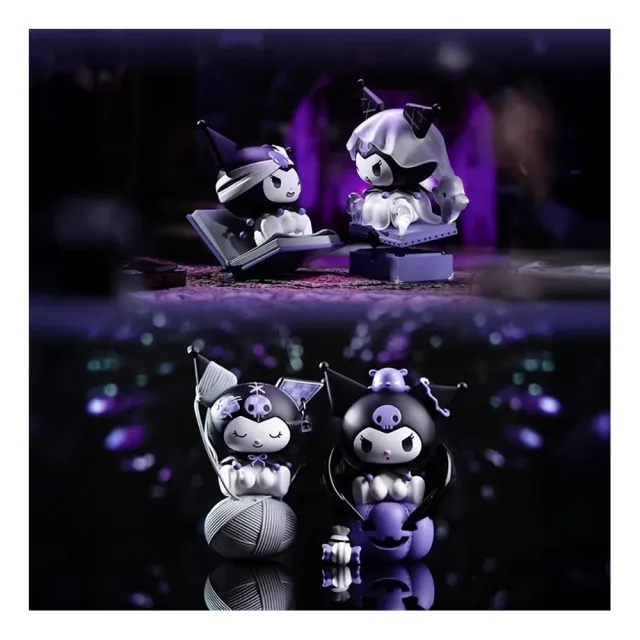 【摩達客】MINISO名創優品 三麗鷗Sanrio Kuromi 暗夜物語系列 隨機2盒入(盒玩 盲盒 盲抽 公仔 玩偶)
