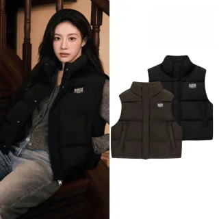 【MARITHE FRANCOIS GIRBAUD】官方旗艦 高允貞同款女版經典LOGO短版鴨絨背心(多款任選)