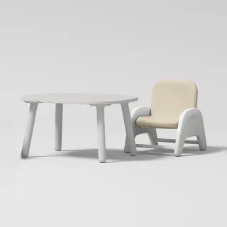 【SIDIZ】ATTI 兒童成長桌椅組 學習椅 成長桌 momo獨家(兒童成長椅 學習椅 成長桌)