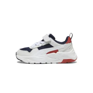 【PUMA】Trinity 2 Lt Ac+ Ps 中童 童鞋 白黑色 魔鬼氈 輕量 運動 休閒鞋 40370403