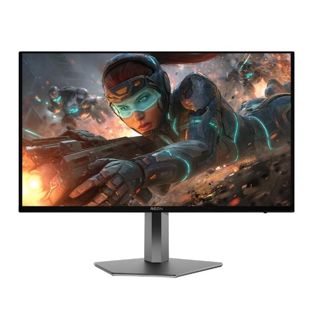AOC AG326UZD AOC AG326UZD 是一款31.5吋OLED螢幕,支援3840 x 2160最高解析度,240Hz更新頻率,0.03ms反應時間,適合電競、追劇與看片。具備HDR、抗藍光、窄邊框與零閃屏技術,提供更真實的畫面與舒適的視覺體驗。內建喇叭與Type-C USB插槽,支援VESA壁掛,提供三年保固。