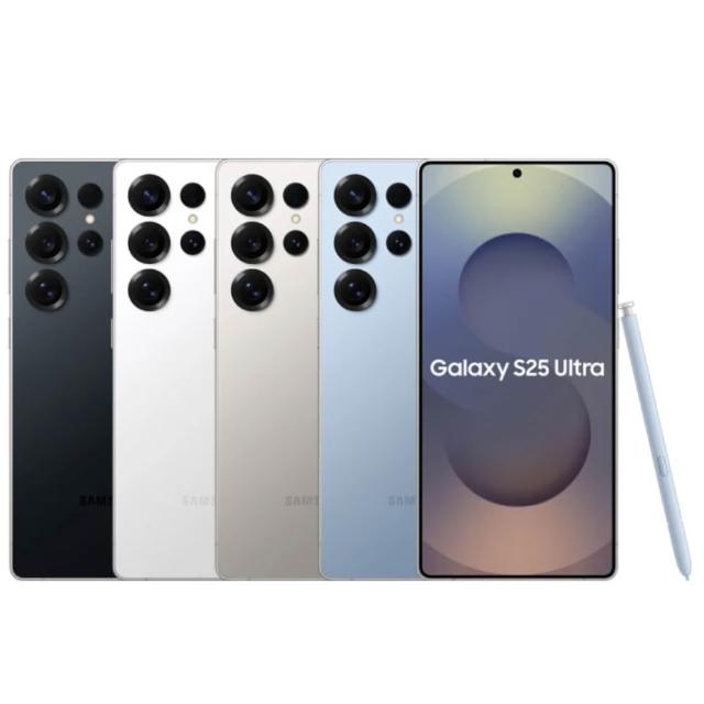 SAMSUNG三星 Galaxy S25 Ultra 頂級旗艦智慧型手機，搭載6.9吋 FHD+ Dynamic AMOLED 2X 螢幕，提供細膩視覺體驗。八核心 Snapdragon® 8 Elite for Galaxy 處理器（最高4.47GHz），配12GB RAM與256GB內建儲存，效能強悍。後置2億畫素主相機、5000萬畫素超廣角與1000萬畫素望遠鏡頭，前置1200萬畫素自拍，影像捕捉極致清晰。5000mAh大容量電池，支援IP68防水防塵、5G全頻段與藍芽連線。鈦黑、鈦空藍等多色選擇，機身輕薄僅218g，完美適合追求高效能的您。