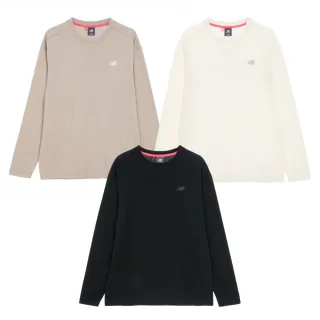 【NEW BALANCE】NB 長袖上衣_男性_黑/卡其/杏_NDF33221BEI_NDF33221BK_NDF33221IV(亞版 版型正常)