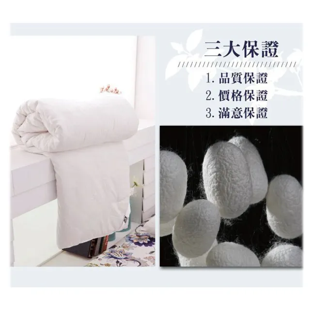 【JENNY SILK 蓁妮絲生活館】Jenny Silk尊爵系列 天絲表布 100%長纖蠶絲被(雙人3kg)