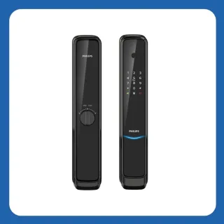 【Philips 飛利浦】9300 IOT遠端全自動智能門鎖/電子鎖(指紋│卡片│密碼│鑰匙│藍芽WiFi/含安裝)