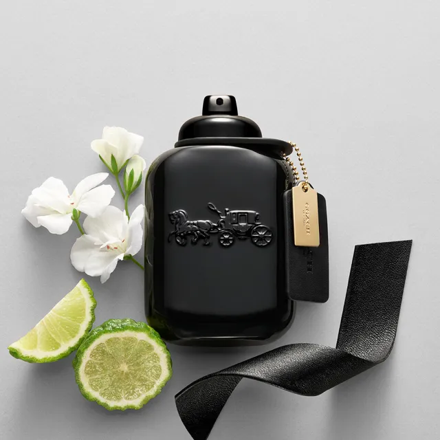 【COACH】時尚曜黑男性淡香精100ml(贈隨機沐浴精100ml+小香乙瓶.專櫃公司貨)