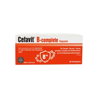 【德風】喜飛克高效B群膠囊*1盒共60顆(德國高單位維他命b群 素食適用)