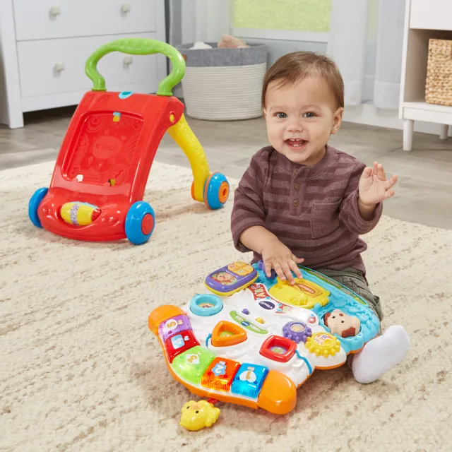 【Vtech】2合1多功能寶寶學步車(2色)