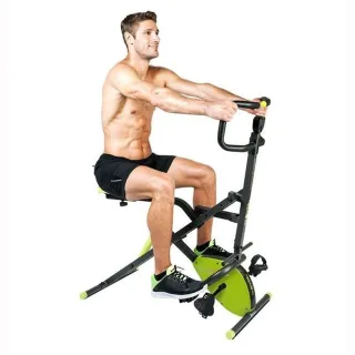 【Fitek健身網】兩用健身車+深蹲騎馬機  磁控車 兩用飛輪車(騎馬深蹲機 折疊式健身車 可折疊收納 健腹機)