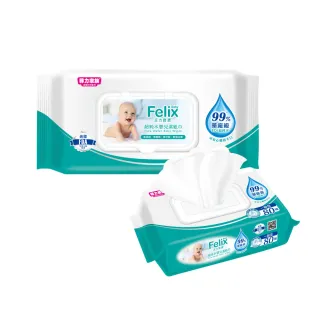 【菲力家族】菲力寶寶超純水嬰兒濕紙巾(80抽x24入)