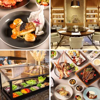 【台北萬豪酒店】吃到飽推薦!Garden Kitchen★平日午餐海鮮沙拉吧吃到飽(假日午餐+600&含主餐一份)