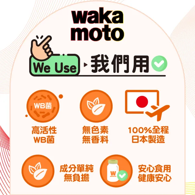 【Wakamoto】若元益生菌 兩瓶組(220錠/瓶_食品、獨家高活性WB菌、TriBio Sync配方、使排便順暢、日本原裝)