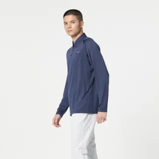 【MIZUNO 美津濃】網路獨家款 吸汗速乾 抗UV 長袖POLO衫 32TAC645XXL（任選一件）(POLO衫)