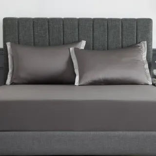 【WEDGWOOD】100%天絲簡約素色 床包枕套三件組(特大任選｜80支350織)