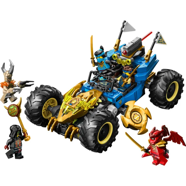 【LEGO 樂高】旋風忍者系列 71856 阿光的變形汽車(玩具車 忍者遊戲 積木 玩具)