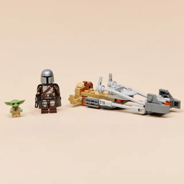 【LEGO 樂高】星際大戰系列 75436 曼達洛人和古古的飛行摩托車(摩托車玩具 星戰 積木 兒童玩具)