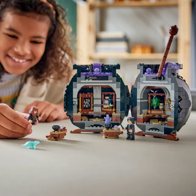 【LEGO 樂高】哈利波特系列 76464 大釜：秘密魔藥學教室(Harry Potter 玩具 積木 禮物)