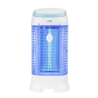 【勳風】15W誘蚊燈管電擊式捕蚊燈-螢光外殼/加強誘捕(附誘蚊盒)