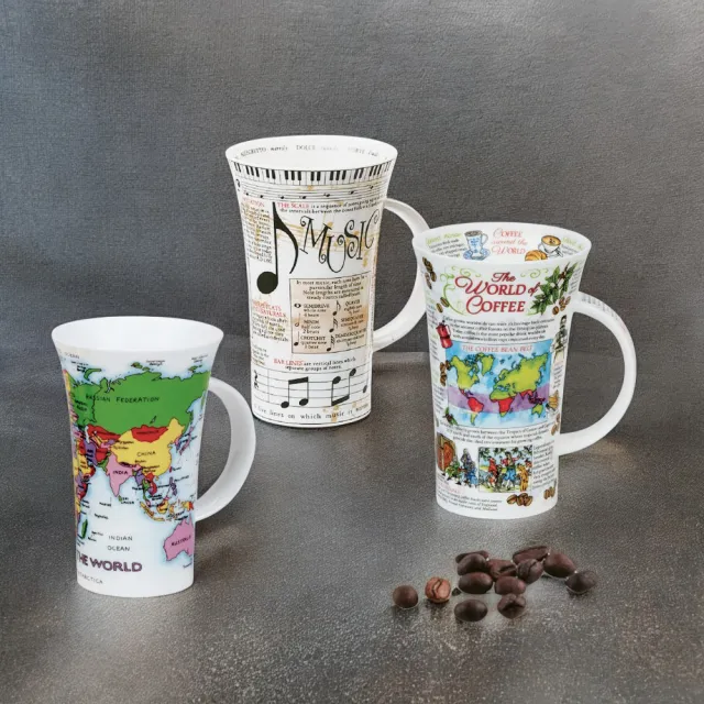 【DUNOON】Glencoe杯型骨瓷馬克杯-500ml(100%英國製 居禮名店獨家代理)