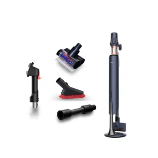 【TECO 東元】綠光系列自動集塵無線吸塵器XJ2503CB(豪華超值全配組-滾動除蟎吸頭+寵物配件組)