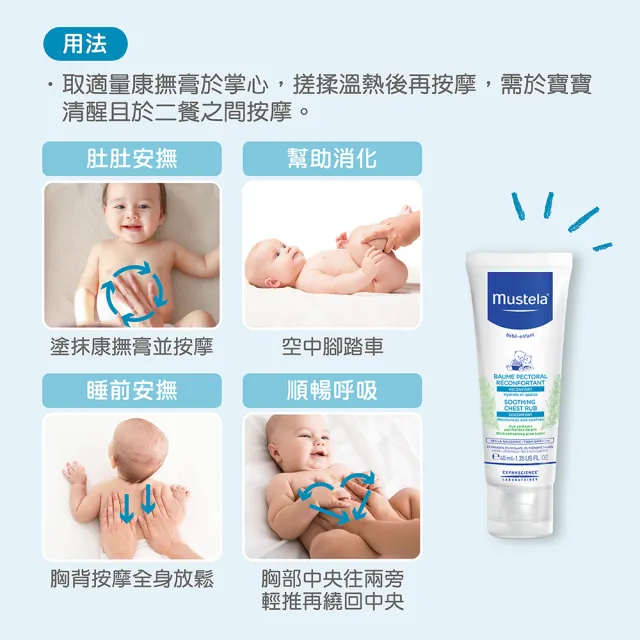 【Mustela 慕之恬廊】慕之幼 寶寶護膚安撫組(VBC屁屁膏大包裝150ml＋康撫膏40mlX2)