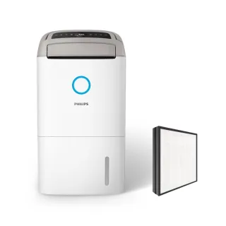 【Philips 飛利浦】14.2L抗敏清淨除濕機-柔霧奶茶(DE5306/86)