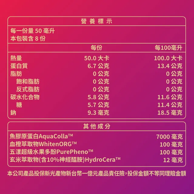【大研生醫】超美研膠原蛋白飲x5入完美組(8包/盒-添加膠原飲、神經醯胺、維他命C)