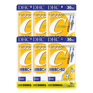 【DHC】維他命C+B2 30日份6入組-週期購(60粒/入 抗氧 高濃度 B2)