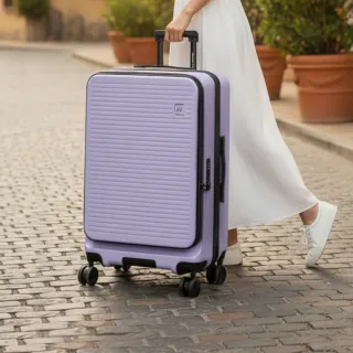 【American Explorer】25/28吋 上掀行李箱 TSA海關鎖 上掀式 前開式 可擴充 PC材質 雙排輪 CF62/CF8 旅行箱