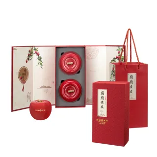 【天仁茗茶】天福蘋蘋安安普洱茶禮盒35gx2罐-附提袋(布朗山茶區)