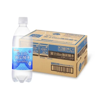 【IRIS】【即期品】日本直送富士山強氣泡水500mlx2箱(共48入;效期2026/2/20)
