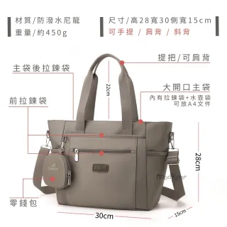 【MoodRiver】時尚輕奢 手提包 斜背包 側背包 單肩包 托特包 文件袋 手提袋 肩背包 防潑水 多口袋 斜挎包