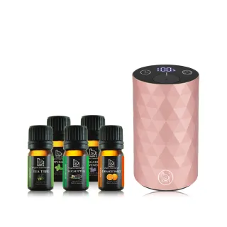 【Bonnie House 植享家】雙有機精油5ml（三入組）+馨馨香息賞香儀