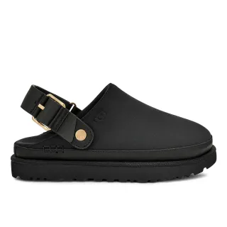 【UGG】女鞋 休閒鞋 真皮涼拖鞋 厚底鞋 Goldenstar Villa Clog黑色 UG1169590BLK