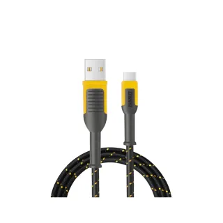 【DEWALT 得偉】充電傳輸線 120CM USB-A to TYPE-C(DXMA1311361E)
