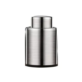 【PUSH!】餐具用品 304不銹鋼真空酒塞 矽膠葡萄酒 香檳 紅酒瓶塞(紅酒塞 D284)