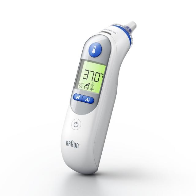 【BRAUN 百靈】耳溫槍 IRT6525(內含21個耳套) (家用必備 發燒監測 疫情備品 小孩 成人皆適用推薦)