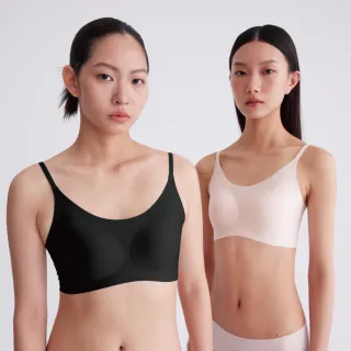 【24HRS】4件組－經典款親膚無痕內衣細肩款/寬肩款多色任選(無鋼圈內衣 女內衣 女內著 背心式)