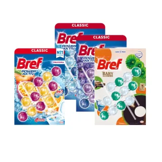 【Bref 妙力】懸掛式浴廁馬桶清潔球50g*3x3組(NEW百香/草木氣息/海洋/薰衣草)