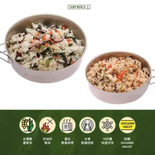 背包客廚房 系列乾燥飯 快煮米(即時飯 沖泡飯 沖泡食物 行動糧 防災食品 露營 逐露天下)