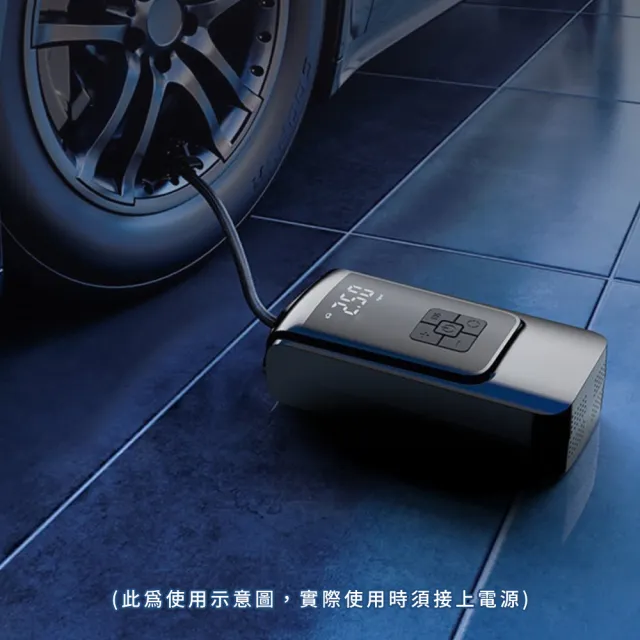 【車選家】迷你車用電動打氣機(12V車用打氣機 自動充停打氣機 輪胎打氣機 充氣機 胎壓打氣機)