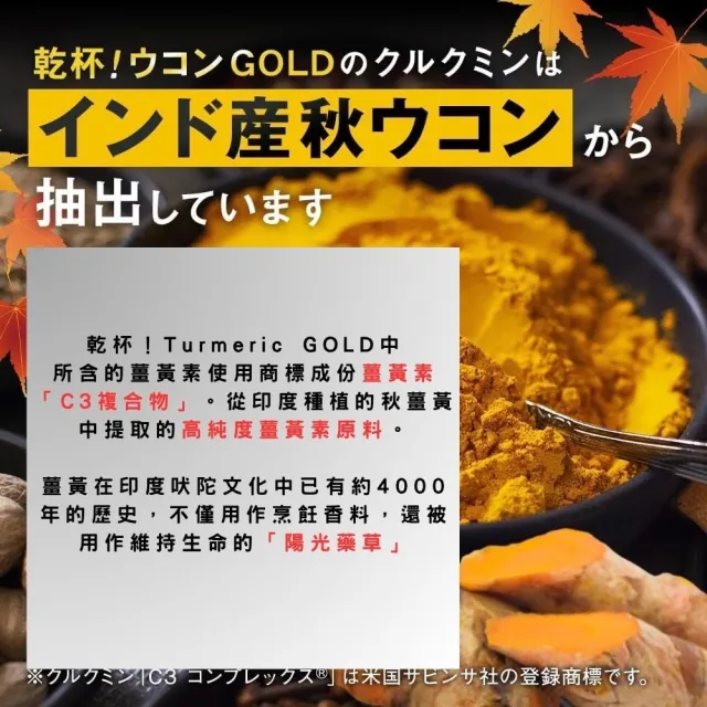 日本PILLBOX 乾杯!薑黃GOLD金色強化版  四入組(5粒/組)