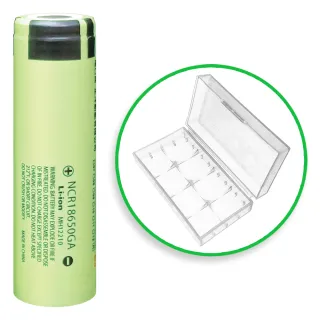 【YADI】日本松下 18650可充式鋰電池 平頭 3300mAh 1入 附收納盒