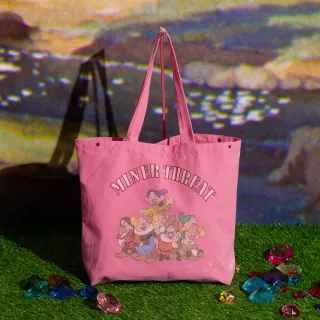 【gozo】迪士尼系列 七個小矮人集合！帆布袋(粉色)