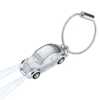 【Troika】交換禮物 金龜車LED燈鑰匙圈#福斯經典車款(金屬工藝打造質感鑰匙圈)
