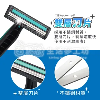 拋棄式刮鬍刀 20入組(獨立包裝 一次性 簡易刮鬍刀 旅行 出差 飯店)