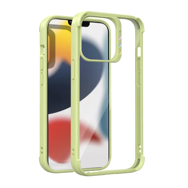 【JTLEGEND】for iPhone 13 Pro Max 6.7 QCam軍規防摔保護殼附鏡頭防護圈